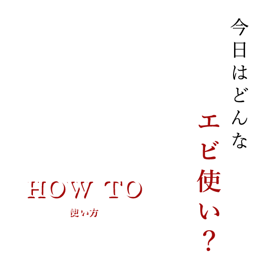 HOW TO 使い方